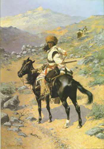 Frederic Remington Indian Trapper