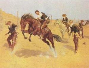 Frederic Remington Turn Him Loose, Bill