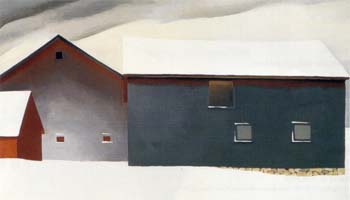 Georgia OKeeffe Barn with Snow 1934