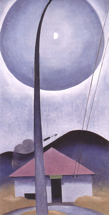 Georgia OKeeffe Flagpole Little House Moonring Lake George 1925