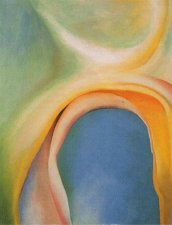 Georgia OKeeffe Over Blue 1918