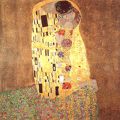 Gustav Klimt The Kiss (1907)