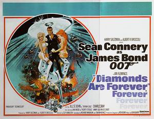 James-Bond-007-Posters Diamonds Are Forever, 1971