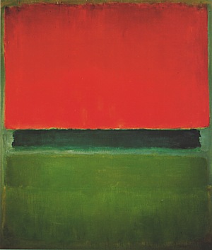 Mark Rothko Red Dark Green Green 1952