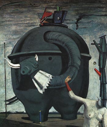 Max Ernst Celebes the Elephant, 1921