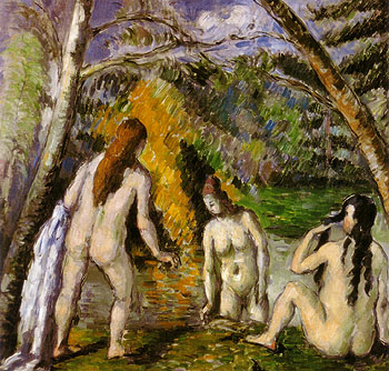 Paul Cezanne Three Bathers 1875