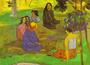 Paul Gauguin Les Parau Parau (Conversion) 1891