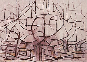 Piet Mondrian Trees in Blossom, 1912