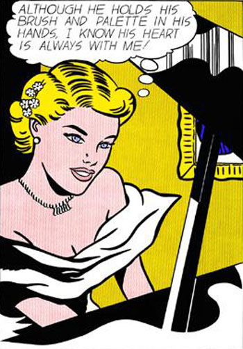 Roy Lichtenstein Girl at Piano