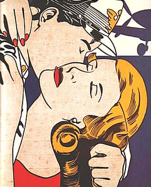 Roy Lichtenstein The Kiss 1962