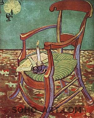 Vincent van Gogh Gauguins Chair, 1888