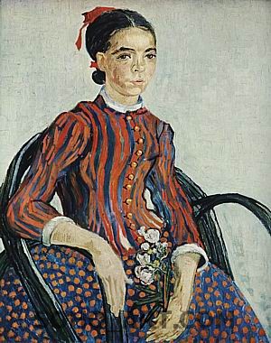 Vincent van Gogh Portrait of a Girl (La Mousme), 1888