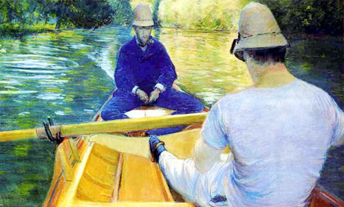 Boaters on the Yerres