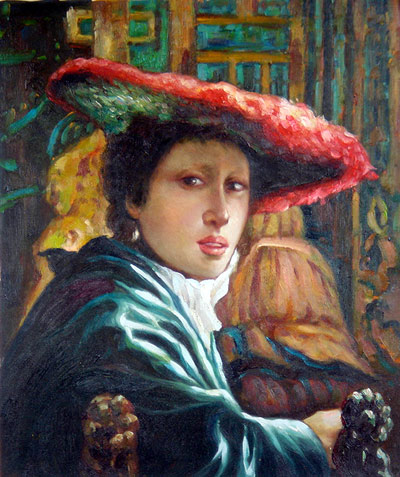 Girl with a Red Hat