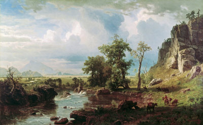 Albert Bierstadt Platte River oil painting reproduction