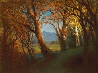 Albert Bierstadt Sunset in the Nebraska Territory