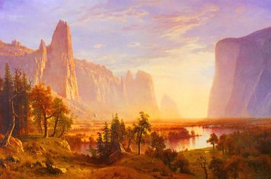 Albert Bierstadt Yosemite Valley oil painting reproduction