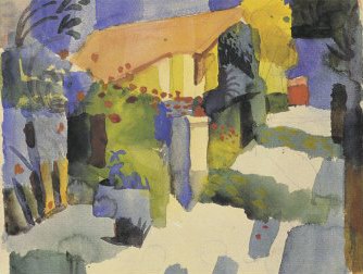 Auguste Macke House and Garden oil painting