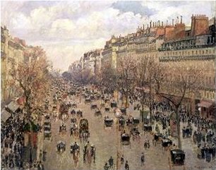 Camille Pissarro Boulevard Montmartre, Afternoon Sun, 1897