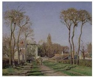 Camille Pissarro Entrance to the Village of Voisins, Yvelines