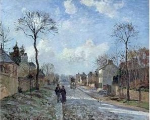 Camille Pissarro The Road to Louveciennes