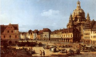 Canaletto Dresden Neumarkt oil painting reproduction