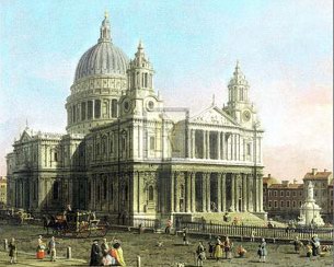 Canaletto St. Pauls Cathedral oil painting reproduction