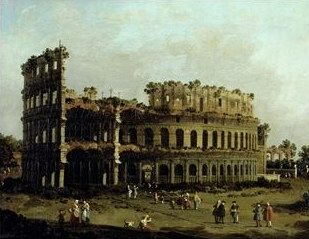 Canaletto The Colosseum oil painting