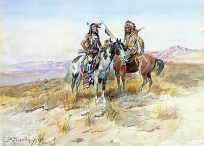 Charles M. Russell On the Prowl oil painting reproduction