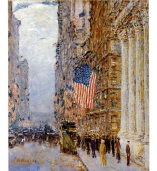 Childe Hassam Flags on the Waldorf