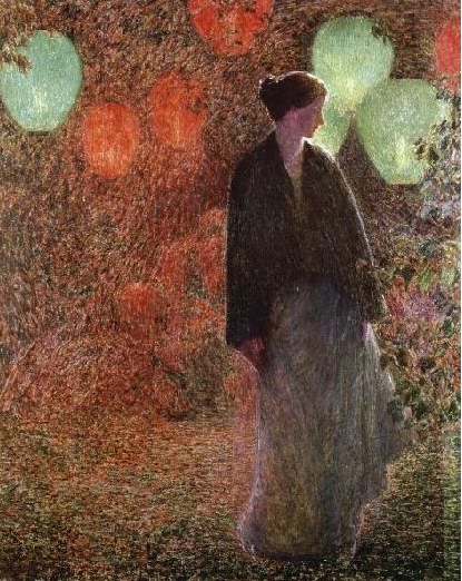 Childe Hassam July Night oil painting reproduction