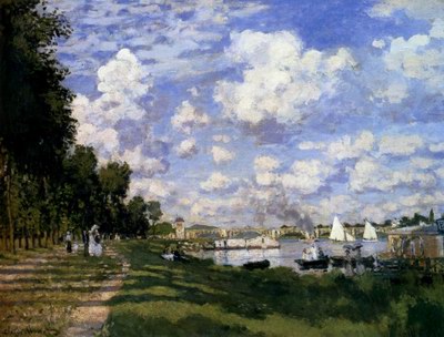 Claude Monet The Marina At Argenteuil oil painting reproduction