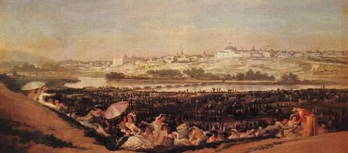Festival at the Meadow Francisco Goya oil painting