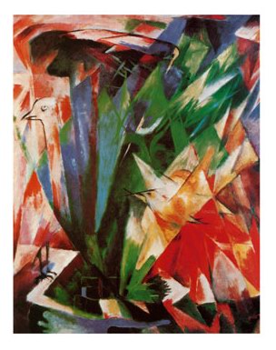 Franz Marc Bird oil painting reproduction