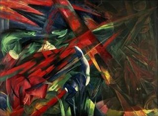 Franz Marc Fate of the Animals oil painting