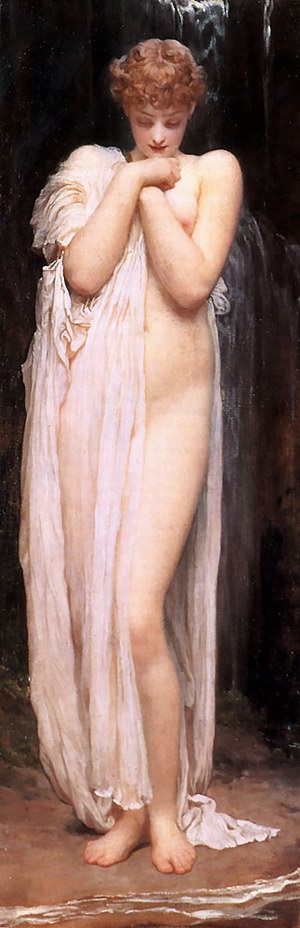 Frederic Lord Leighton A Bather