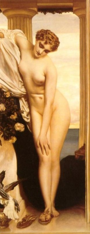 Frederic Lord Leighton Venus Disrobing for the Bath
