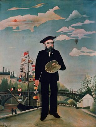 Henri Rousseau Self Portrait oil painting reproduction