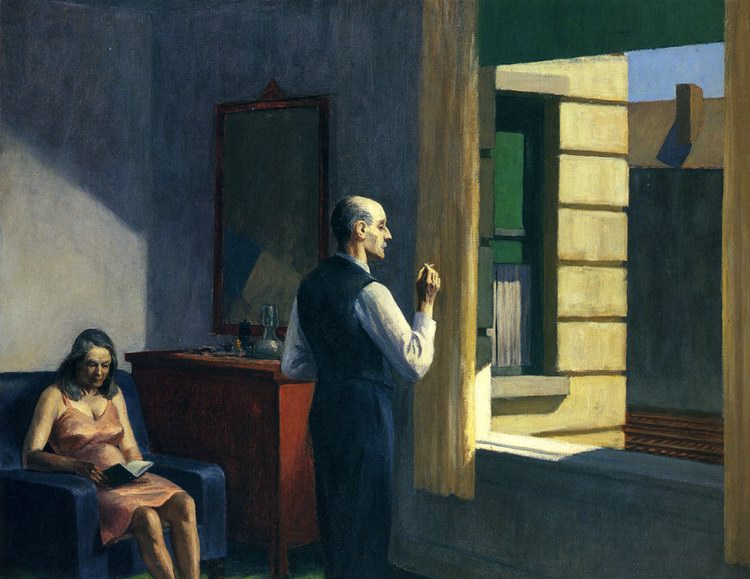 Hotel By A Railroad 1952 by Edward Hopper