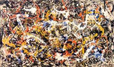 Jackson Pollock Convergence oil painting
