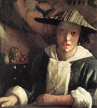 Johannes Vermeer Girl with a Flute oil painting