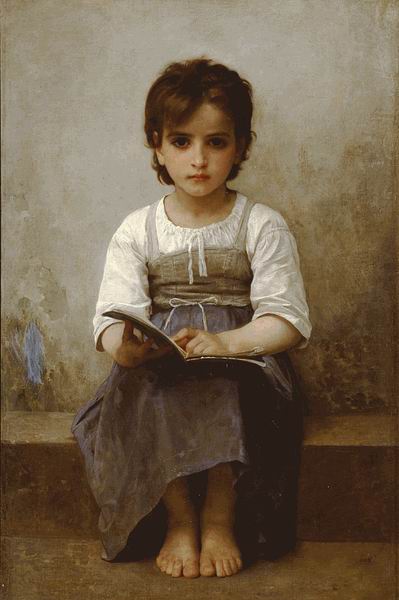 La lein difficile William Bouguereau oil painting