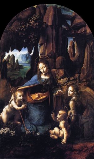 Leonardo Da Vinci Virgin of the Rocks 1419