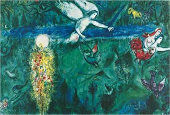 Marc chagall Adam et Eve Chasses du Paradis