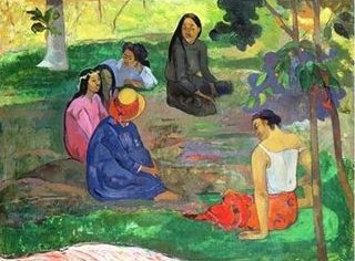Paul Gauguin The Gossipers Conversation