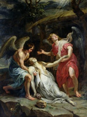 Peter Paul Rubens Ecstasy of Mary Magdalene oil painting