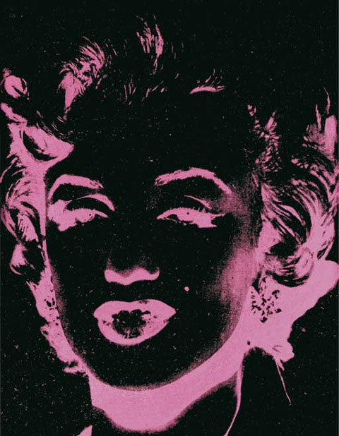 Pink Marilyn Reversal Andy Warhol 1986