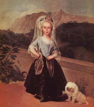 Portait of Maria Teresa Francisco Goya oil painting 1783