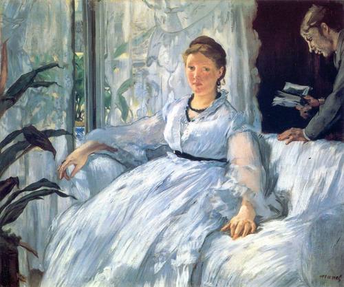 Reading Edourd Manet oil painting reproduction