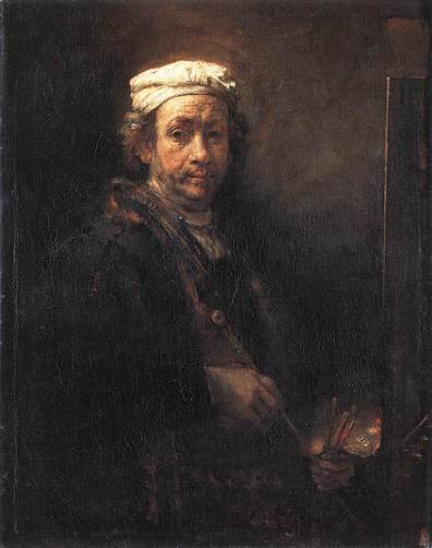 Rembrandt Portrait of the Artist at His Easel